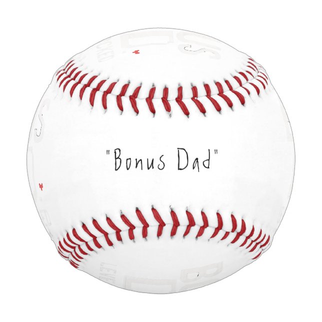 Pelota De Béisbol Bonus Dad Baseballs - Famoso regalo de Memorabilia (Anverso)