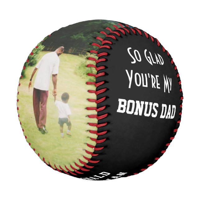 Pelota De Béisbol BONUS de foto Black 2 personalizado DAD (Angular)