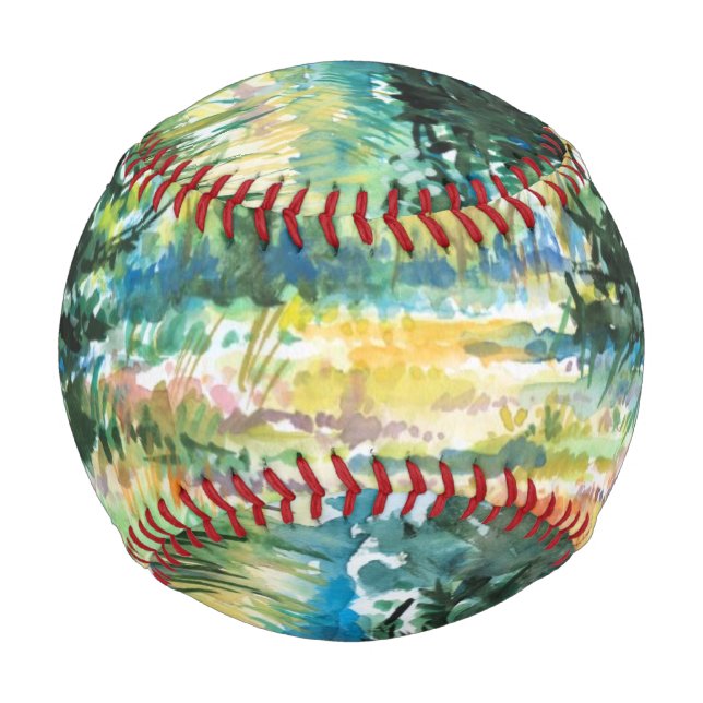 Pelota De Béisbol Bosque (Anverso)