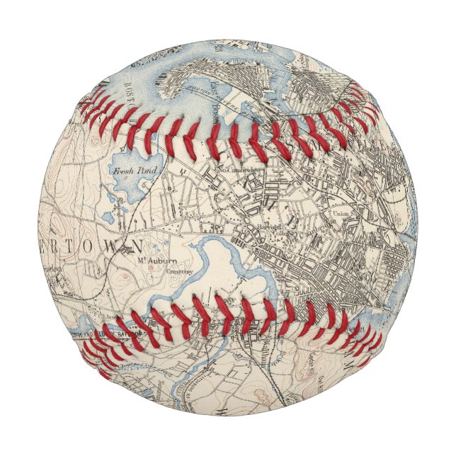 Pelota De Béisbol Boston, Massachusetts (Anverso)
