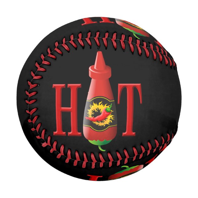 Pelota De Béisbol Botella de salsa picante (Reverso derecho)