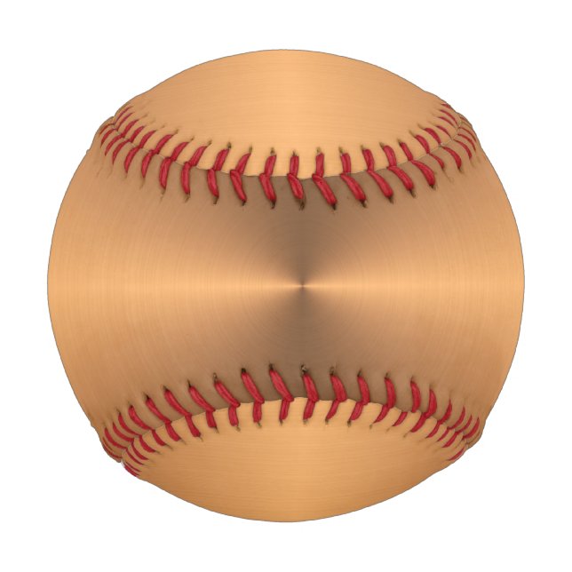 Pelota De Béisbol Brillo de cobre (Reverso)