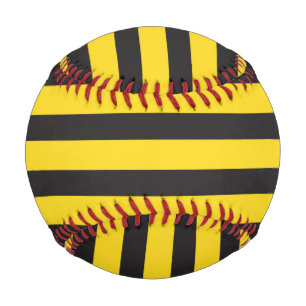 Pelota De Béisbol Bumblebee Líneas horizontales amarillas negras Bum