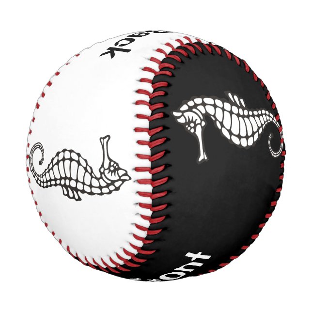 Pelota De Béisbol Caballo de mar negro (Angular)