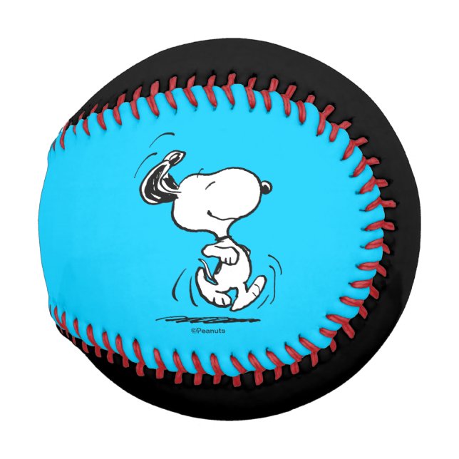 Pelota De Béisbol Cacahuetes | Baile Snoopy Happy (Anverso derecho)