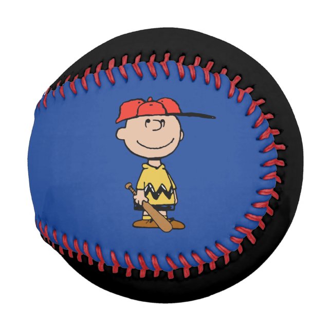 Pelota De Béisbol Cacahuetes | Sonrisa de béisbol Charlie Brown (Anverso derecho)