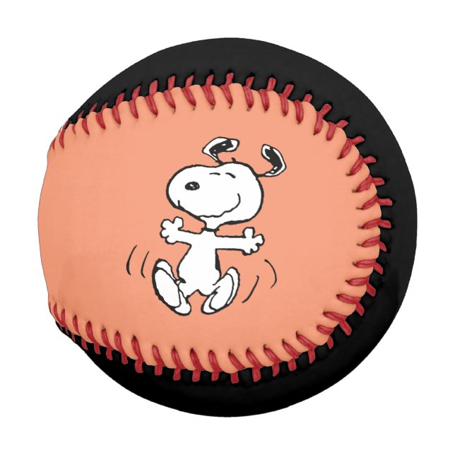 Pelota De Béisbol Cacahuetes | Un baile feliz Snoopy (Anverso derecho)