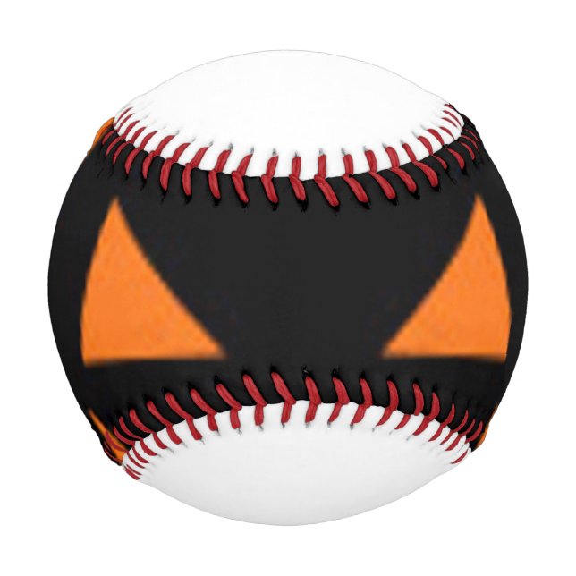 Pelota De Béisbol Calabaza negra (Anverso)