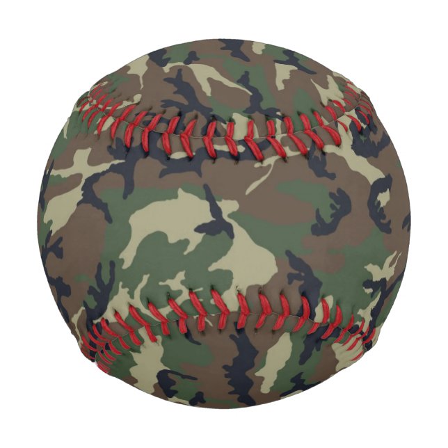 Pelota De Béisbol Camo clásico (Anverso)