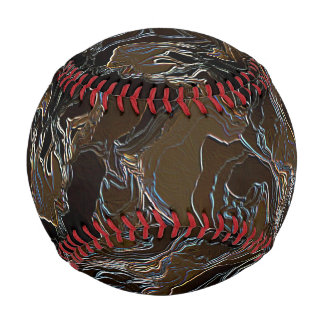 Pelota De Béisbol Camuflaje marrón metálico