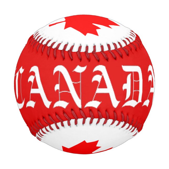 PELOTA DE BÉISBOL CANADA (Reverso)