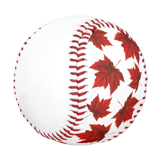 Pelota De Béisbol Canadá Béisbol Canada Maple Leaf Baseball (Angular)