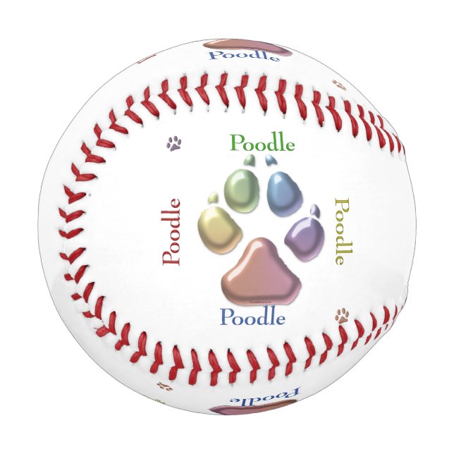 Pelota De Béisbol Caniche (Anverso izquierdo)