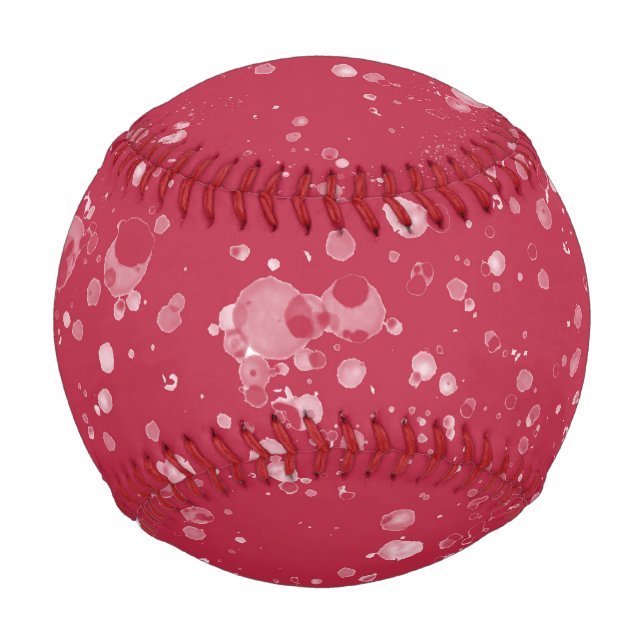 Pelota De Béisbol Caos de la Esplotchía Roja (Anverso)