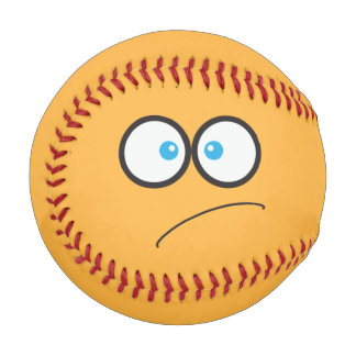 Pelota De Béisbol Cara de miedo a la Novedad divertida