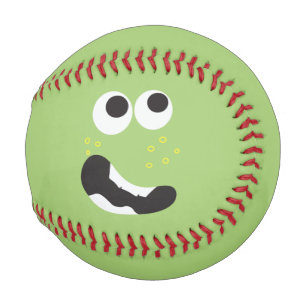 Pelota De Béisbol Cara de miedo a la Novedad divertida