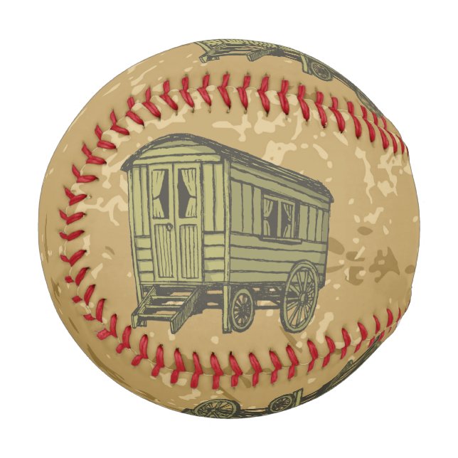 Pelota De Béisbol caravana gitana (Anverso izquierdo)
