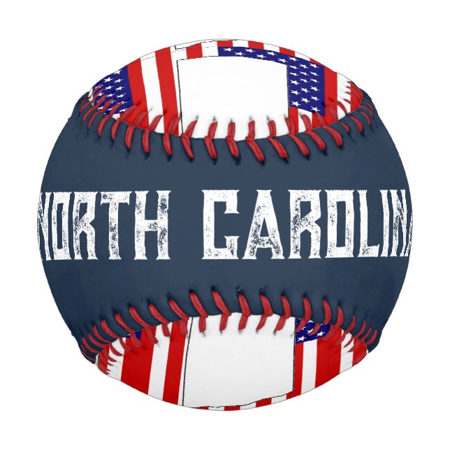 PELOTA DE BÉISBOL CAROLINA DEL NORTE (Reverso)