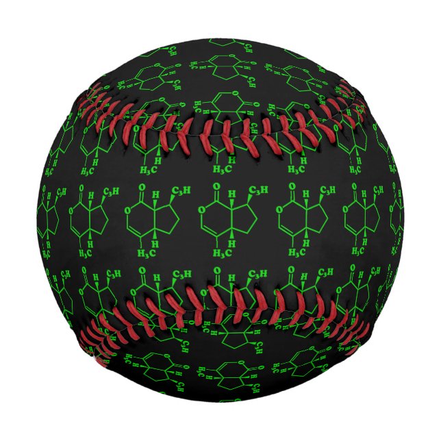 Pelota De Béisbol Catnip Nepetalactona Fórmula Química Molecular (Anverso)