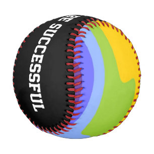 Pelota De Béisbol Chakras / Olas de colores arcoiris + tus ideas