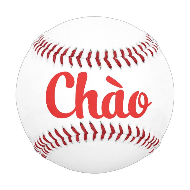 Pelota De Béisbol Chào / Hola ~ Vietnam / Vietnamita / Tiang Viene (Anverso)