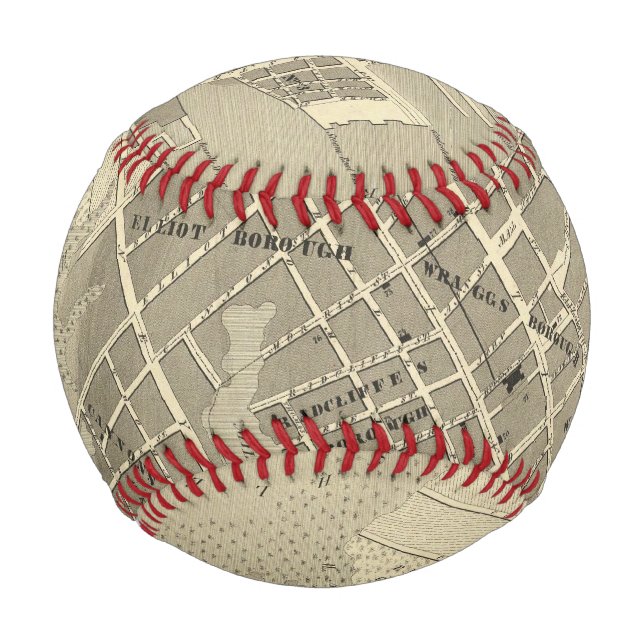 Pelota De Béisbol Charleston, Carolina del Sur (Anverso)