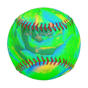 Pelota De Béisbol Chartreuse Verde Lime Suculento Sedum Rosette