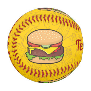 Pelota De Béisbol Cheeseburger Baseball