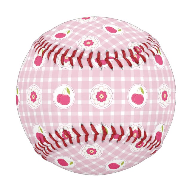 Pelota De Béisbol Cherry Picnic Baseball (Anverso)