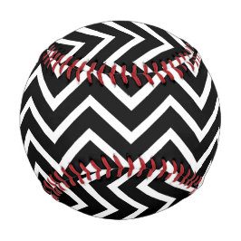 Pelota De Béisbol Chevron Negro
