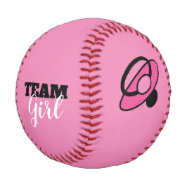 Pelota De Béisbol Chica de equipo de género revela béisbol