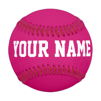 Pelota De Béisbol Chicas Idea de regalo de cumpleaños nombre persona