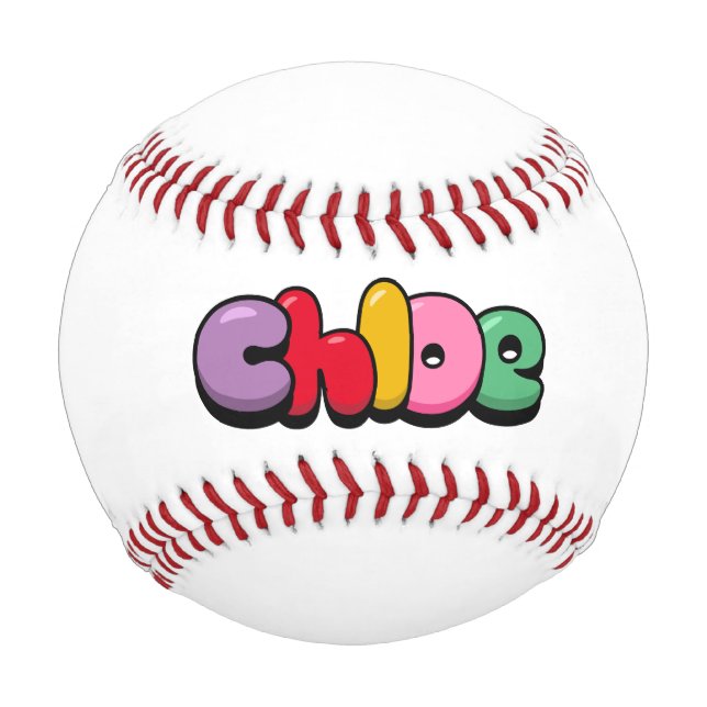 Pelota De Béisbol Chloe (Anverso)