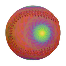 Pelota De Béisbol Chromabloom – Spiral of Light and Motion