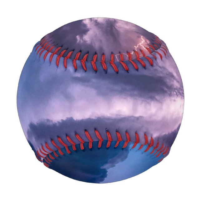 Pelota De Béisbol Cielos tormentosos (Anverso)