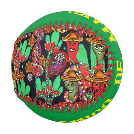 Pelota De Béisbol Cinco de Mayo Peppers