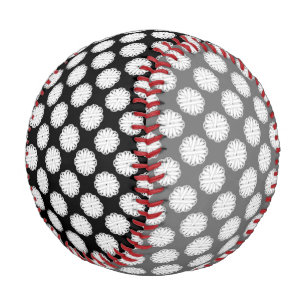 Pelota De Béisbol Cinta blanca de flores por Kenneth Yoncich