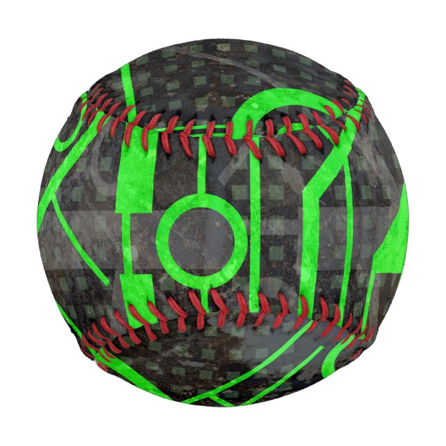 Pelota De Béisbol Circuito verde (Anverso)