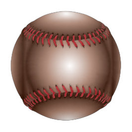 Pelota De Béisbol Círculo geométrico 3D Círculo oscuro Mocha marrón 