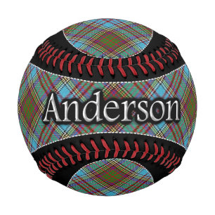 Pelota De Béisbol Clan Anderson Scottish Dream Tartan