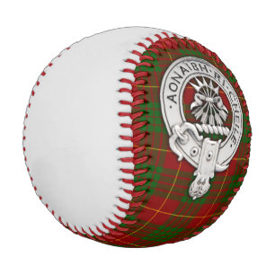 Pelota De Béisbol Clan Cameron Escudo y Tartán