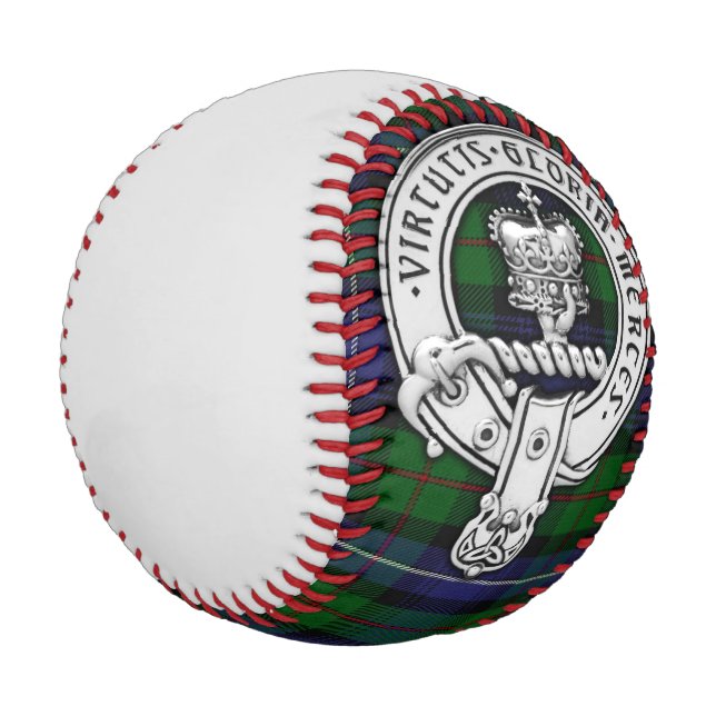 Pelota De Béisbol Clan Donnachaidh (Robertson) Escudo /Hunting Tartá (Angular)
