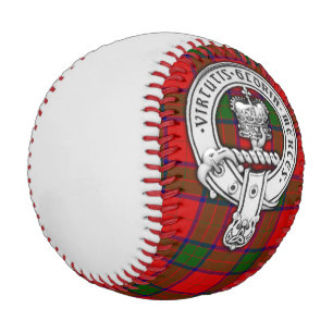 Pelota De Béisbol Clan Donnachaidh (Robertson) Escudo y Tartán