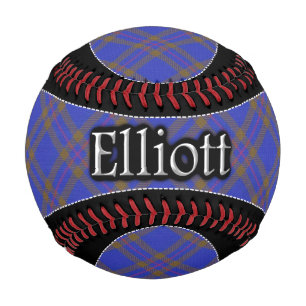 Pelota De Béisbol Clan Elliott Scottish Dream Tartan