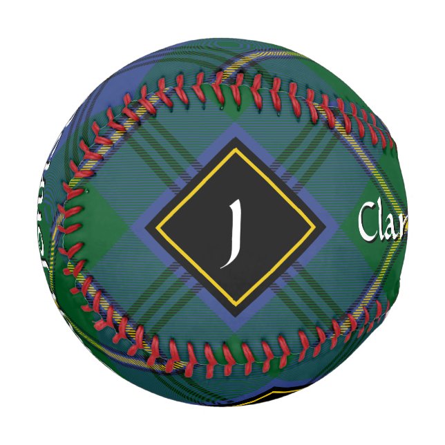 Pelota De Béisbol Clan Johnston Tartan Baseball (Anverso izquierdo)