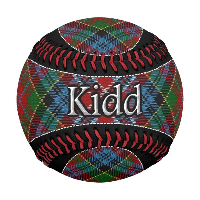 Pelota De Béisbol Clan Kidd Scottish Dream Tartán (Anverso)