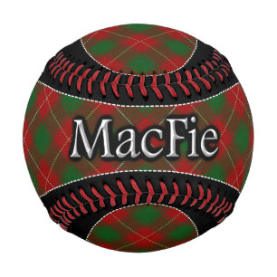 Pelota De Béisbol Clan MacFie Scottish Dream Tartán