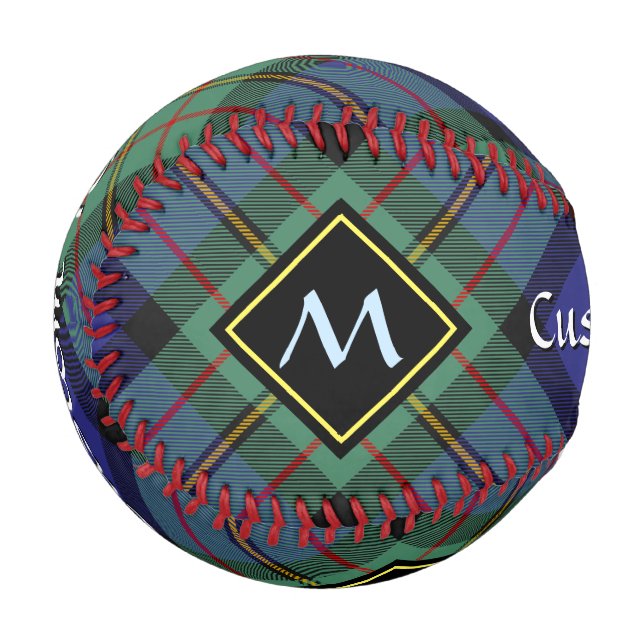Pelota De Béisbol Clan MacLaren Tartan (Anverso izquierdo)
