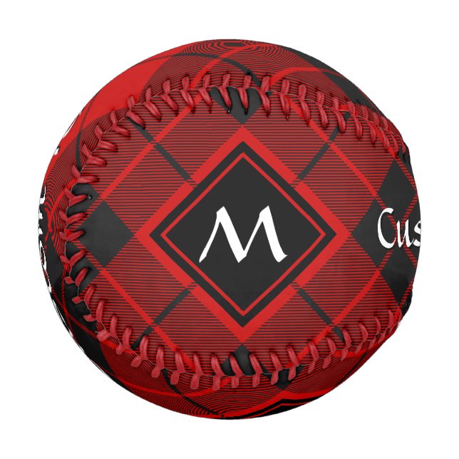 Pelota De Béisbol Clan Macleod de Raasay Tartán (Anverso izquierdo)