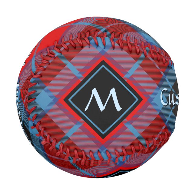 Pelota De Béisbol Clan MacTavish Tartan (Anverso izquierdo)